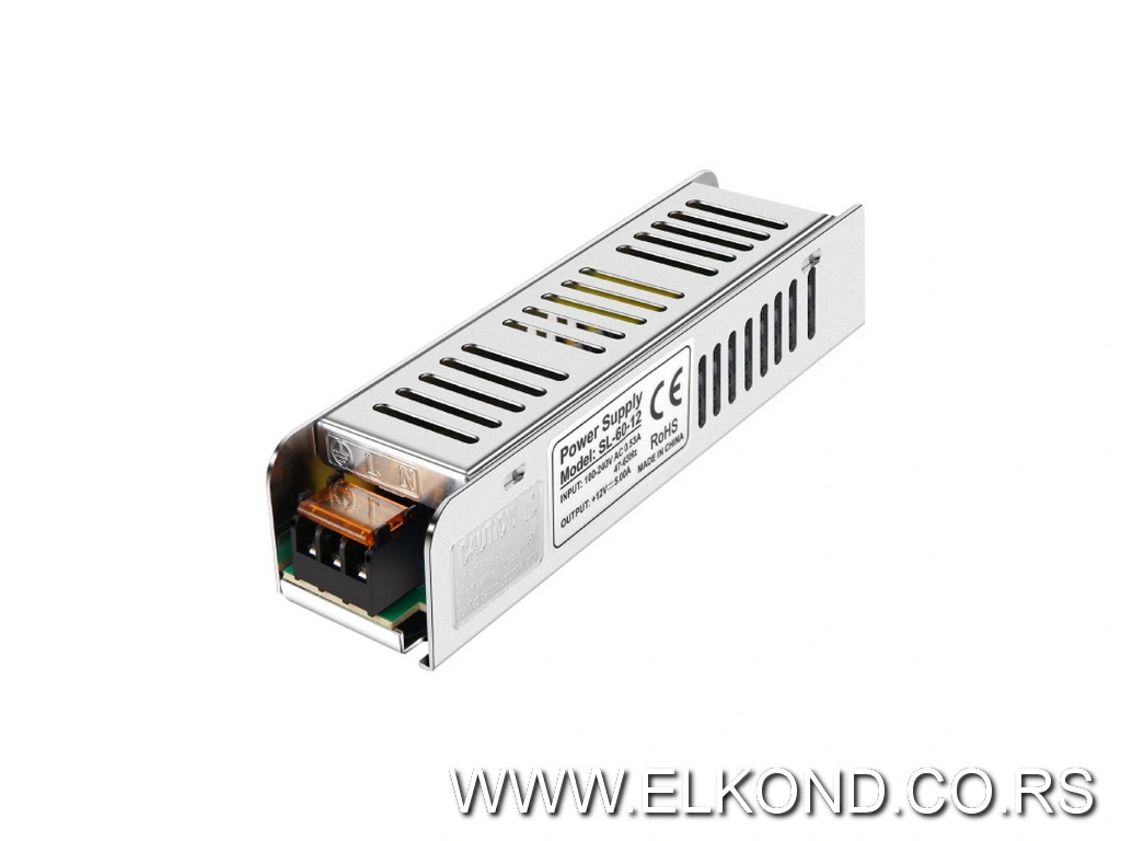 Napajanje IP20 12V 60W 5A slim